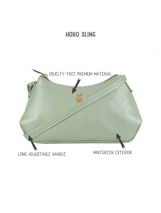 Baggit Monalisa XXS Green Sling Bag